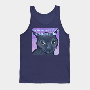 Black Cat Tolerance Tank Top